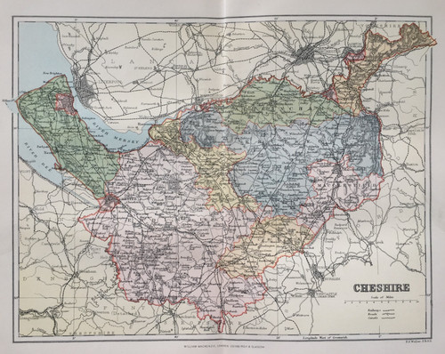 Map cheshire comprehensive - -,