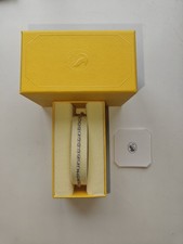 Swarovski Matrix Tennis Bracelet, Round Cut White, Gold Tone Plated