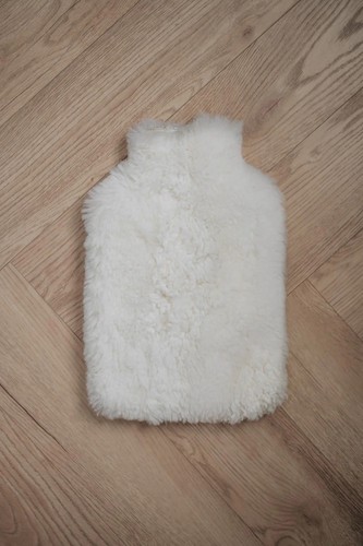 Real sheepskin hot - , water