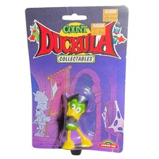 MIB Vintage 1987 COUNT DUCKULA PVC Rainbow CARTOON TOY FIGURE TV Cosgrove Hall