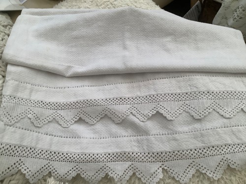 Vintage linen huckaback double - vintage,