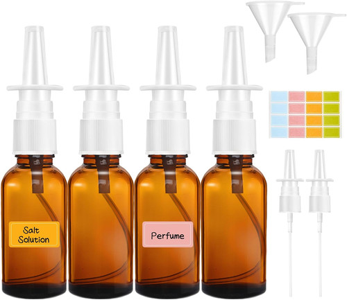 Nasal spray bottle - nasal, bottle,