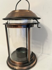 Copper Wall Sconce W/ Glass