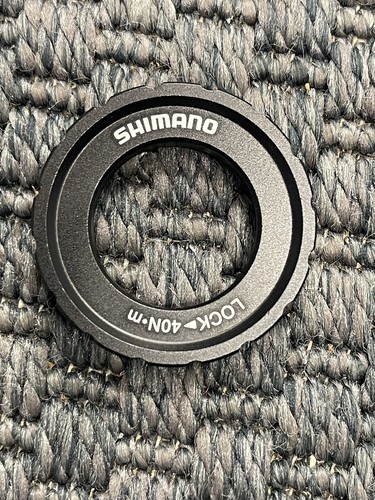 Shimano disc rotor lock - disc, ring