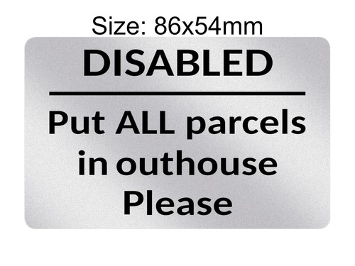 P195 disabled put all - all, parcels