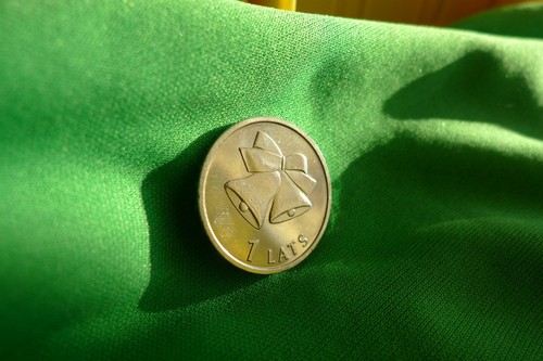 Latvia 1 lats 2012 - #me.,
