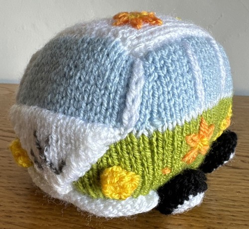 Hippy hand knitted camper - hippy,
