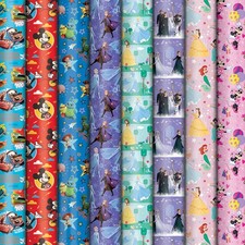 Disney Wrapping Paper Rolls 2m