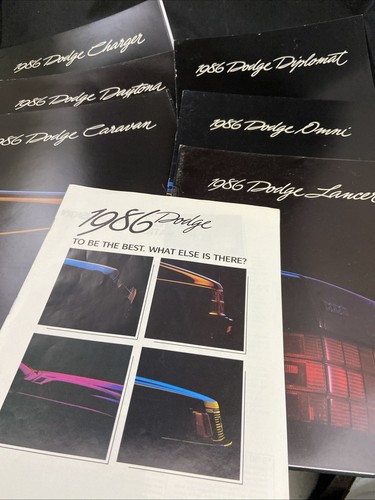 Lot 1986 dodge brochures - 7,