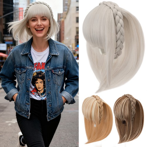 Plaited braided headband - plaited,