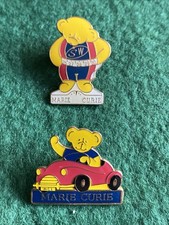 Marie Curie Teddy Charity Pin