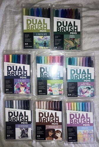Tombow dual brush pen lot - tombow, (8)