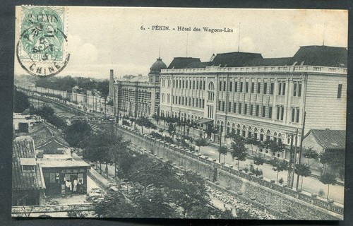 China 1908 postcard hotel des - china,