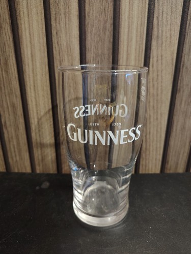 Guiness logo pint glass - logo,