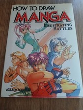 How To Draw Manga Volume 23: Illustrating Battles.   Hayashi, Hikaru. Art book.