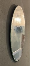 Vintage Art Deco Oval Mirror