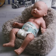 COSDOLL 17.7" Full Body Platinum Silicone Baby Dolls Girl Doll Reborn Baby Dolls