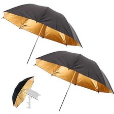 Studio umbrella x2 - studio, gold