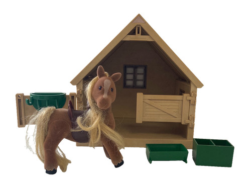 Sylvanian family horse stable - sylvanian,