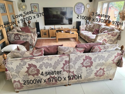 Sofa set seater 1x 3 - of,