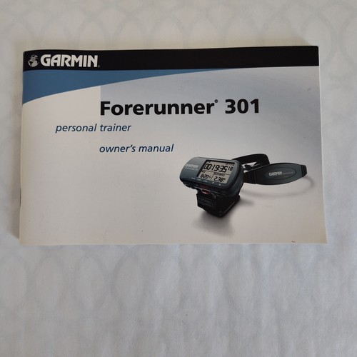 Garmin forerunner 301 owner - forerunner, owner's