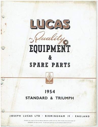 Triumph tr2 renown - tr2, standard