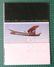 Cessna 210 brochure 16 page long pullout + 12 page extra brochure