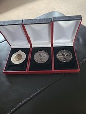 Snooker Medals In Boxes X 3