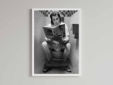 Bathroom Humour Print A4, John