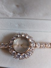 DMQ Diamonique Women's Pearl Watch