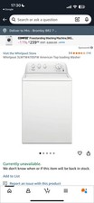 Whirlpool Atlantis 3LWTW4705FW Classic Top Loading Washer, 15kg RRP: £1200-1400