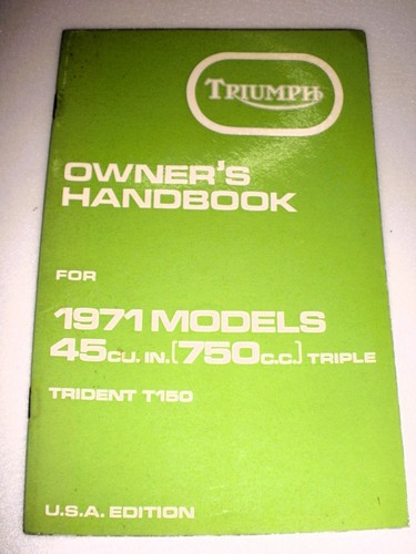 Genuine triumph t150 - genuine,