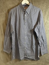 Thomas Pink Jermyn Street London Men’s Button‑Down Gingham Shirt 17 ½