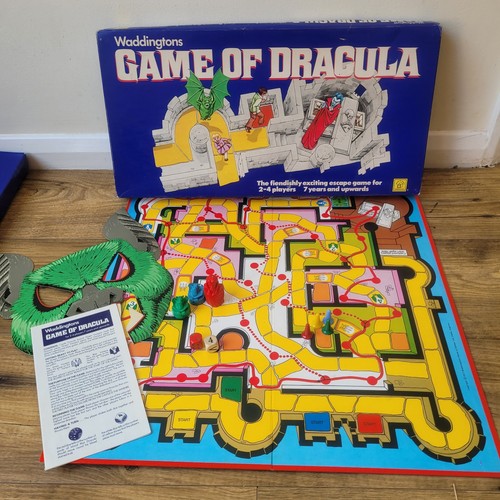 Vintage board game dracula - board,