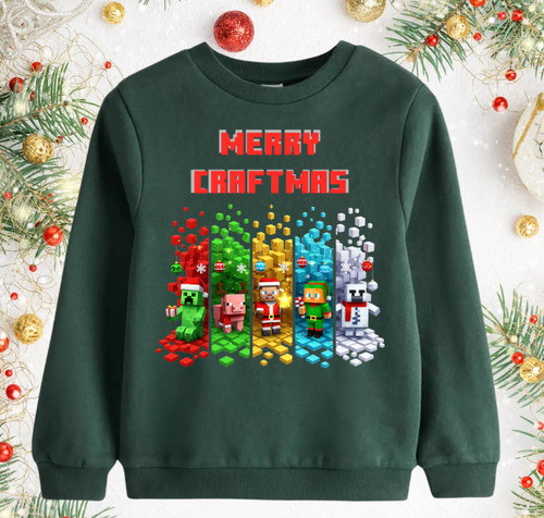 Minecraft christmas jumper