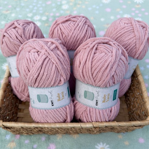 Aldi crafty baby yarn - crafty, dusky