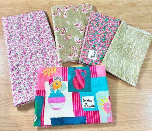 Fabric remnants bundle - fabric, remnants-
