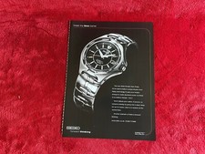 PAD38 ADVERT 12X9 SEIKO KINETIC AUTO RELAY WATCHES