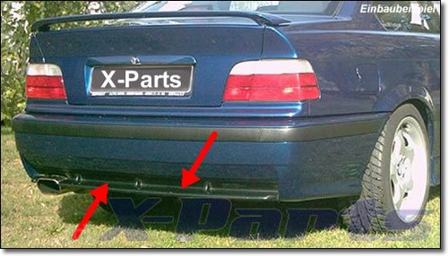 Diffuser for bmw series e36 - 3,