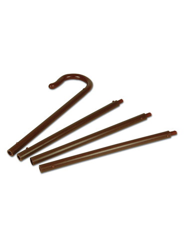 Shepherd staff brown - brown, joseph