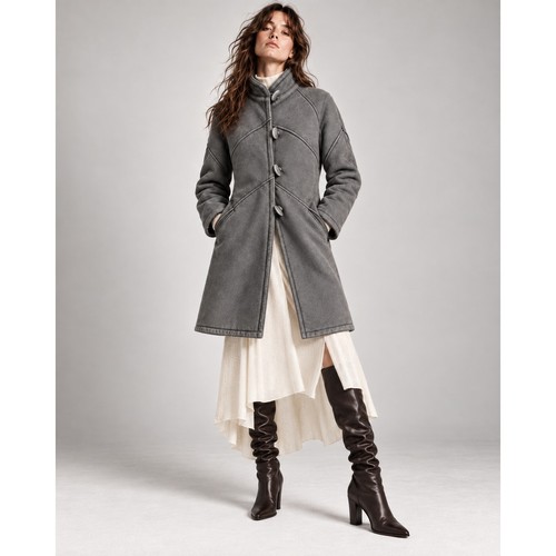 Vintage grey sheepskin - vintage,