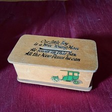 Unique Vintage Wooden Money