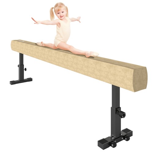 Homcom adjustable balance beam - adjustable,