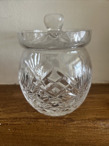 Vintage beautiful crystal jam - crystal, jam/