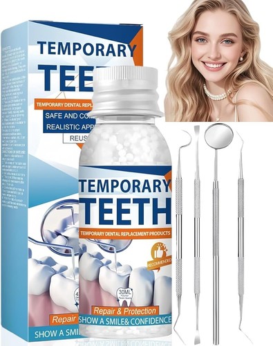 Temporary tooth filling repair - tooth,