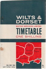 WILTS & DORSET BUS TIMETABLE
