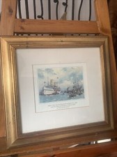 Vintage framed nautical - vintage,