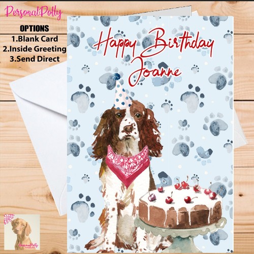Personalised springer spaniel - personalised,