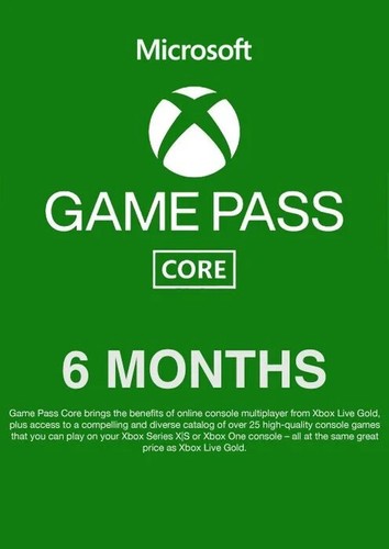 Xbox game pass core - xbox,