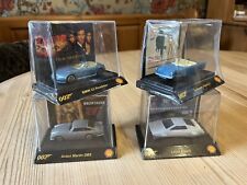Collection Of 4 Shell Miniature Die Cast James Bond Cars 2008-new Sealed